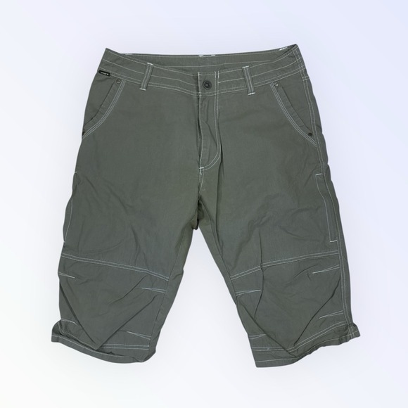 Kuhl Other - Kuhl Shorts Mens 33 Brown Boulder Vintage Patina Dye 17" Inseam Hiking Cargo